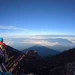 富士山頂看到的富士山的影子