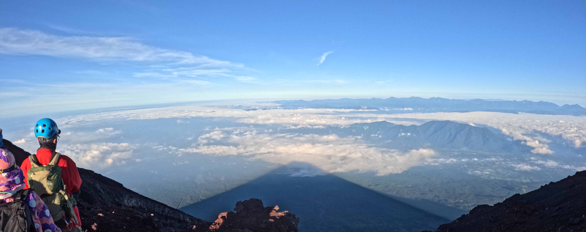 富士山頂看到的富士山的影子