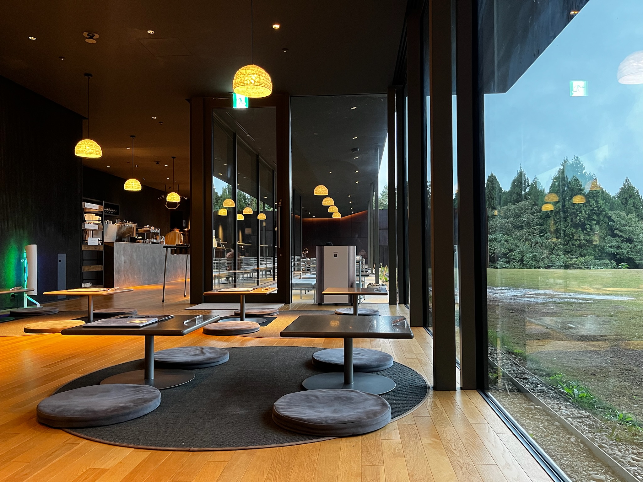 Snow Peak Eat 餐廳的和式空間非常舒適
