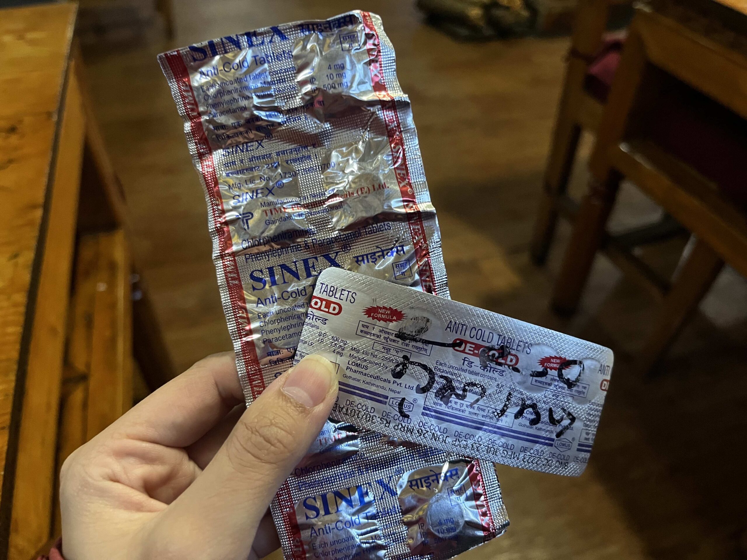 尼泊爾人的伏冒，很感謝旅行社幫我準備