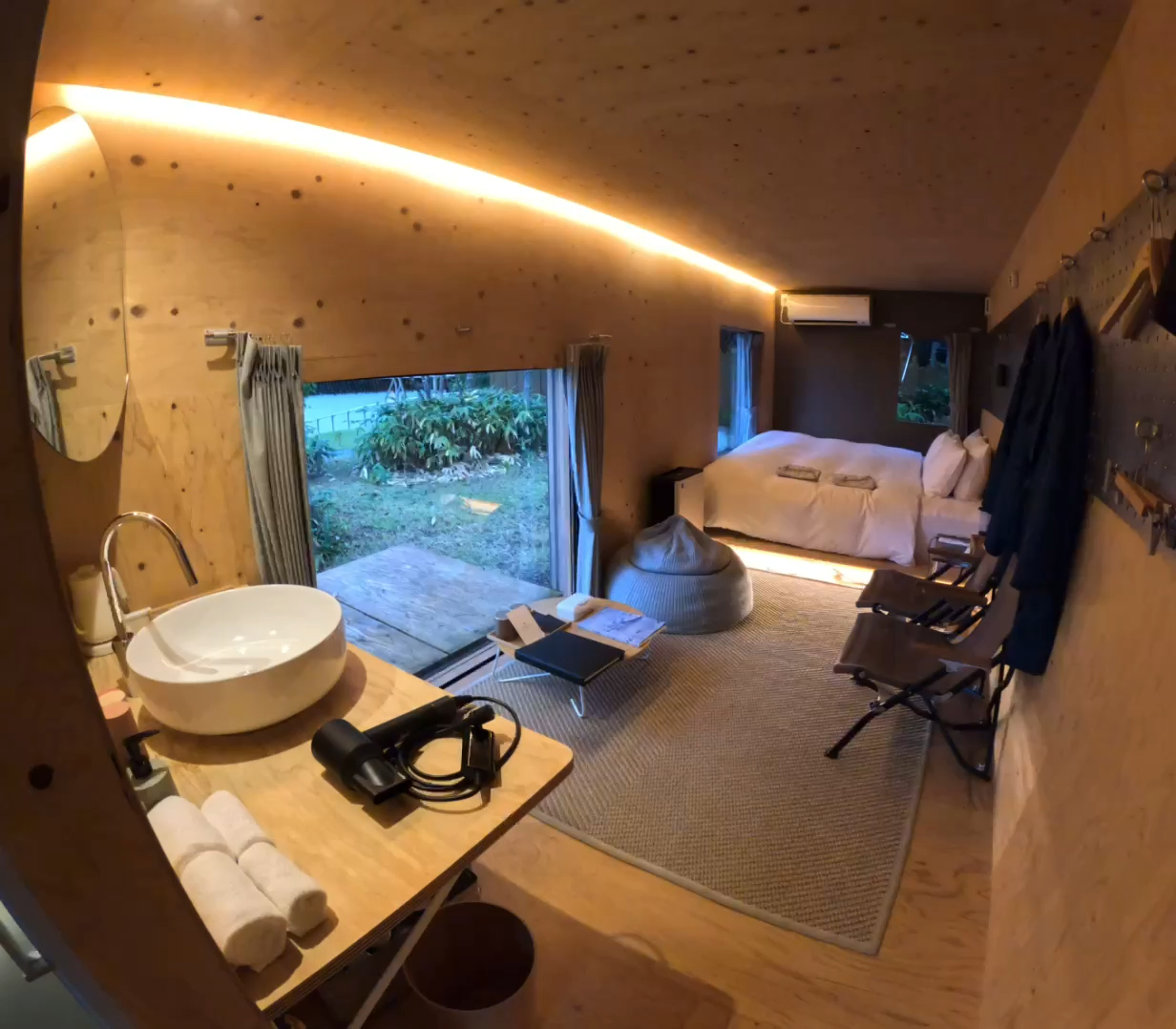 Snow Peak新潟總部住箱內部空間